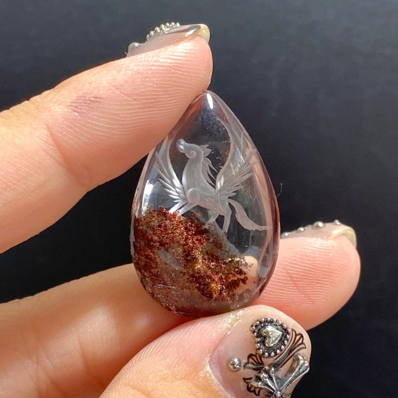 5 Pieces Pegasus Garden Quartz Inner Scene Carving -Wholesale Crystals