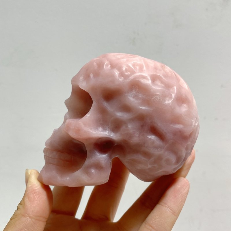 5 Pieces Pink Opal Skull Carving -Wholesale Crystals