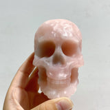 5 Pieces Pink Opal Skull Carving -Wholesale Crystals