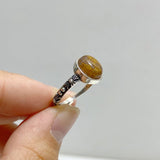 5 Pieces S925 Auralite 23 Crystal Different Styles Beautiful Rings -Wholesale Crystals