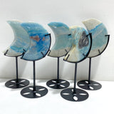 5 Pieces Trolleite Stone Moon With Stand -Wholesale Crystals