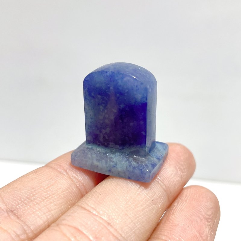 5 Types Tombstone Carving Wholesale Obsidian Blue Aventurine Yooperlite - Wholesale Crystals