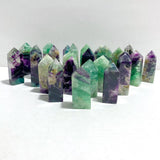 26 Pieces Feather Fluorite Four-sided Tower