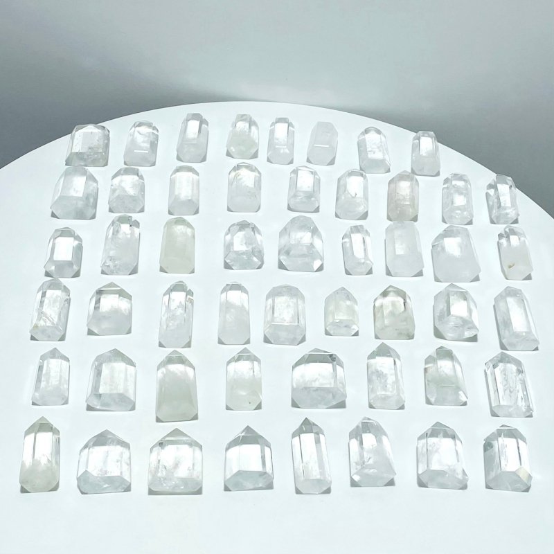 51 Pieces Fat Clear Quartz Tower - Wholesale Crystals