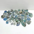 52 Pieces Blue Fluorite Mixed Calcite Raw Stone Specimen For Collection - Wholesale Crystals