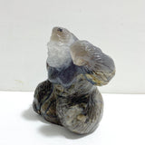 Unique Volcano Agate King Kong Ape Carving #1