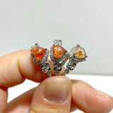 56 Pieces Beautiful Sunstone Heart Shape Ring 2 - Wholesale Crystals