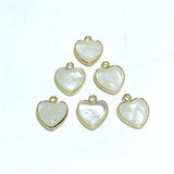 11 Types Crystal Heart Shape Pendants Wholesale Rose Quartz Chevron Amethyst Tiger Eye