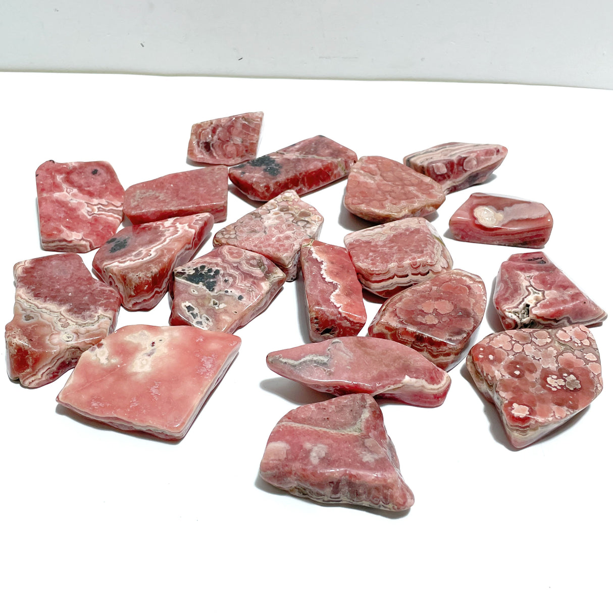 19 Pieces Rhodochrosite Free Form Mixed Size