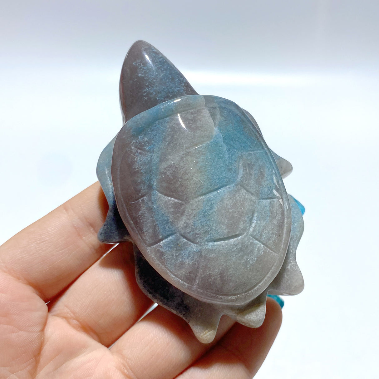 15 Pieces Trolleite Stone Sea Turtles Carving