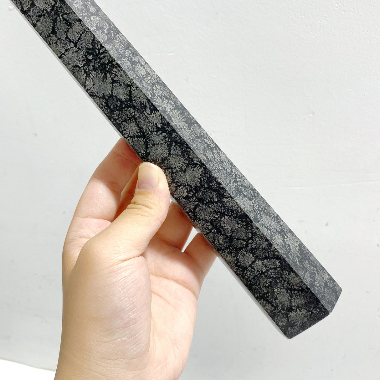 6 Pieces Tall Snowflake Stone Point
