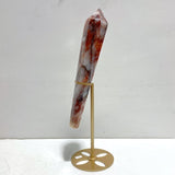 6 Pieces Fire Quartz Magic Scepter Wand With Stand - Wholesale Crystals
