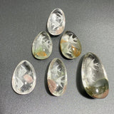 6 Pieces Fish Garden Quartz Inner Scene Carving -Wholesale Crystals