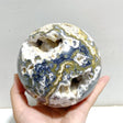 6 Pieces Geode 8th Vein Ocean Jasper Spheres -Wholesale Crystals