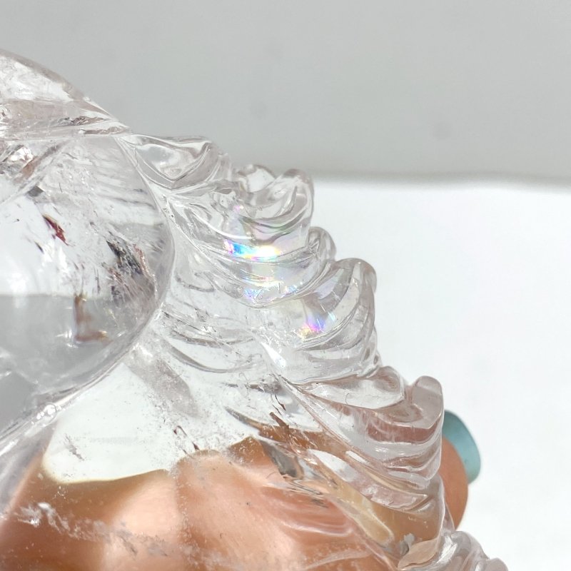 6 Pieces High Quality Clear Quartz Unicorn Carving - Wholesale Crystals