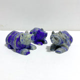 6 Pieces Lapis Lazuli Bears Carving - Wholesale Crystals