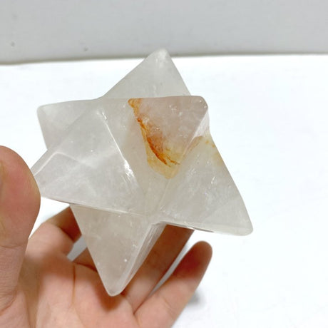 6 Pieces Large Fire Quartz Merkaba - Wholesale Crystals