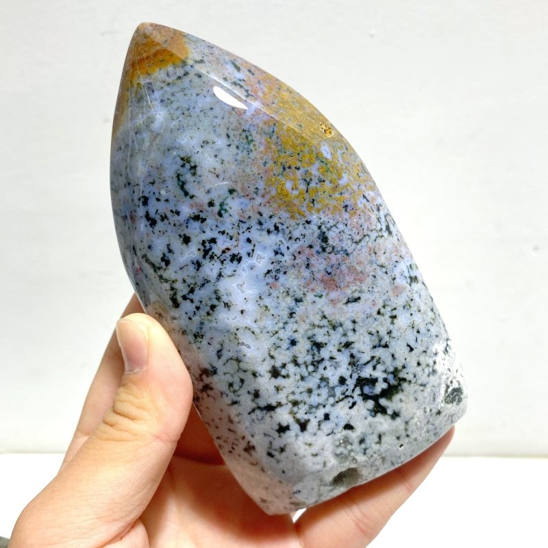 6 Pieces Ocean Jasper Arrow Head Shape Home Decor - Wholesale Crystals