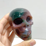 6 Pieces Ocean Jasper Skull Carving - Wholesale Crystals