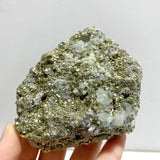 6 Pieces Raw Pyrite Mixed Calcite Specimen - Wholesale Crystals