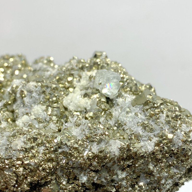 6 Pieces Raw Pyrite Mixed Calcite Specimen - Wholesale Crystals