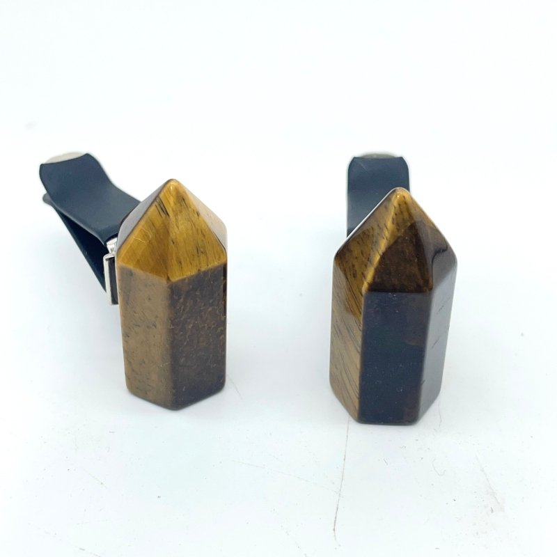 6 Types Crystal Point Car Air Vent Clips Crystal Wholesale Car Accessories Howlite Tiger Eye -Wholesale Crystals