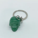 6 Types Skull Keychain Wholesle Dragon Blood Stone Rose Quartz -Wholesale Crystals