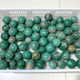 60 Pieces Africa Jade Spheres (Sea Freight Only) -Wholesale Crystals