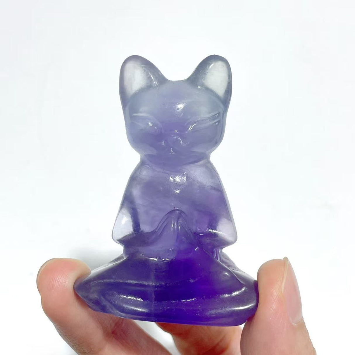 Fluorite Cat Carving Crystals Wholesale