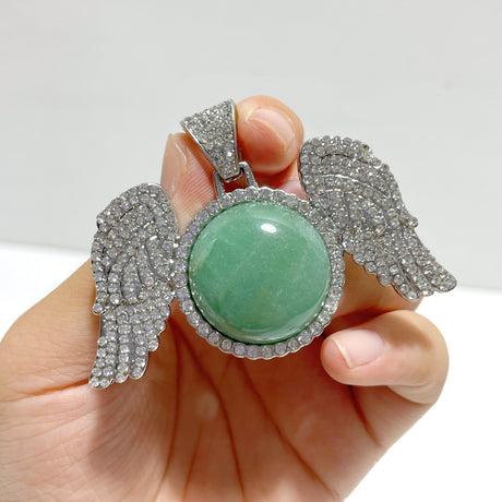 Clearance(defect) - 10 Types Wing Pendants Wholesale Amethyst Chevron Green Aventurine Tiger Eye