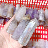 63 Pieces Amethyst Mixed Striped Agate Points - Wholesale Crystals