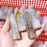 63 Pieces Amethyst Mixed Striped Agate Points - Wholesale Crystals