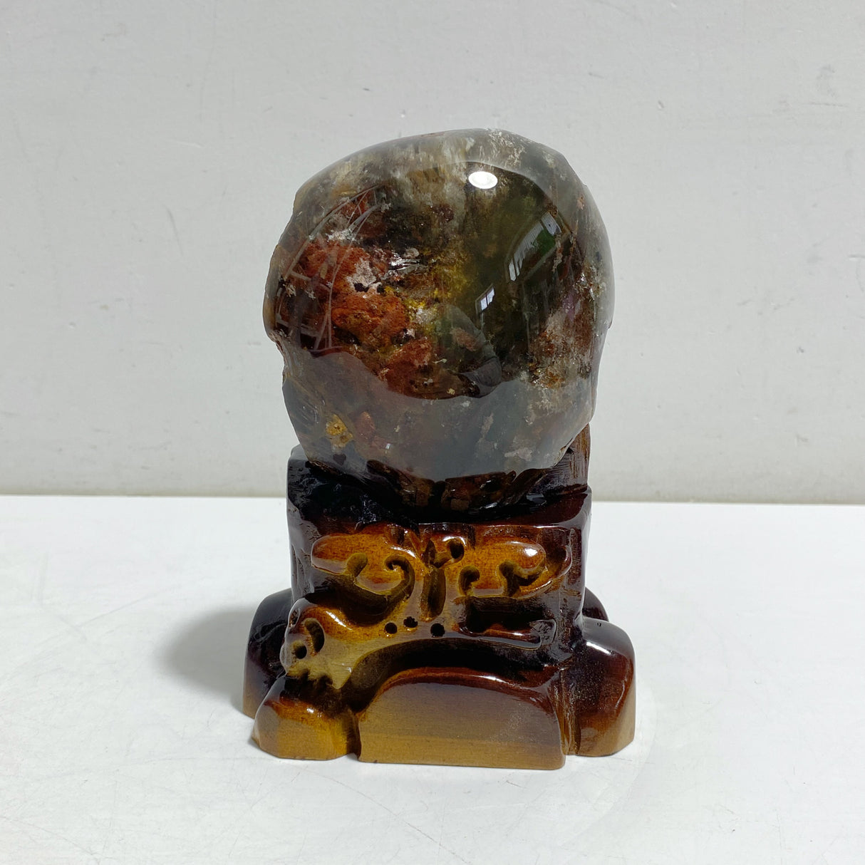 Unique Garden Quartz Home Decor With Stand