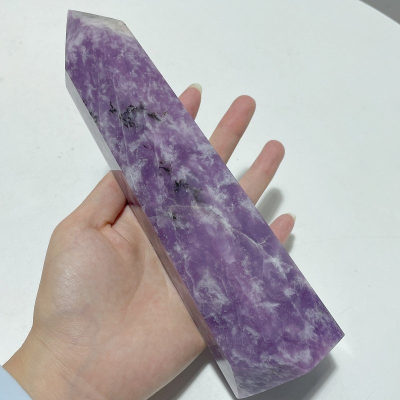 6.5 - 9.4in 6 Pieces Large Lepidolite Tower - Wholesale Crystals