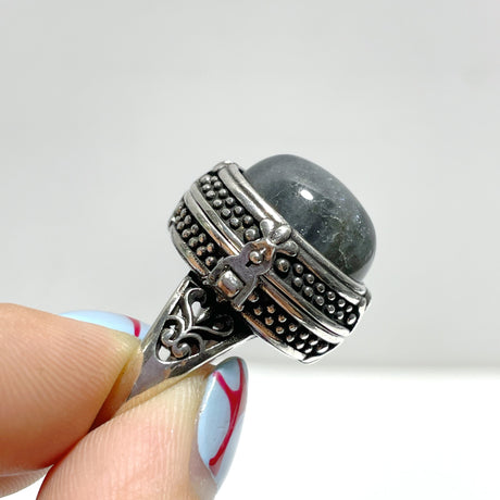 Labradorite Rings With Compartment Wholesale