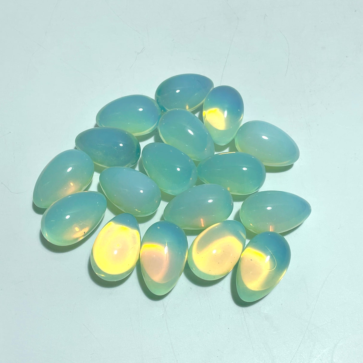 White Opalite Egg Wholesale