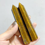 69 Pieces Tiger Eye Tower Points -Wholesale Crystals