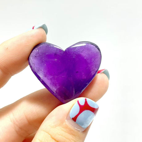 93 Pieces Amethyst Heart Shape