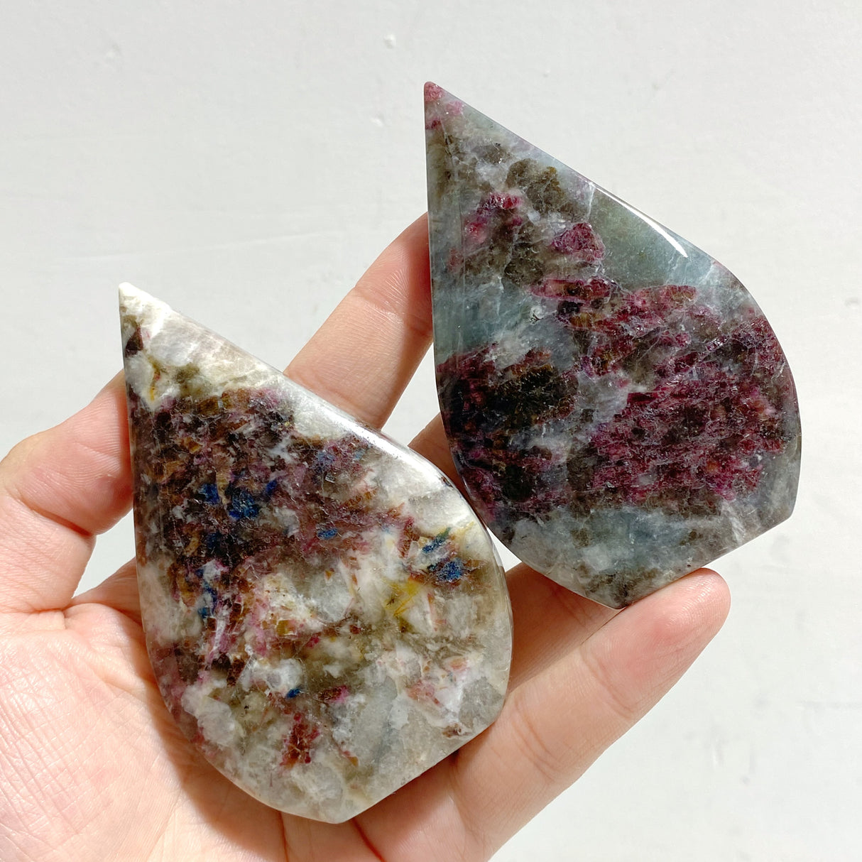 Pink & Blue Tourmaline Arrow Head Shape Wholesale (Crack)