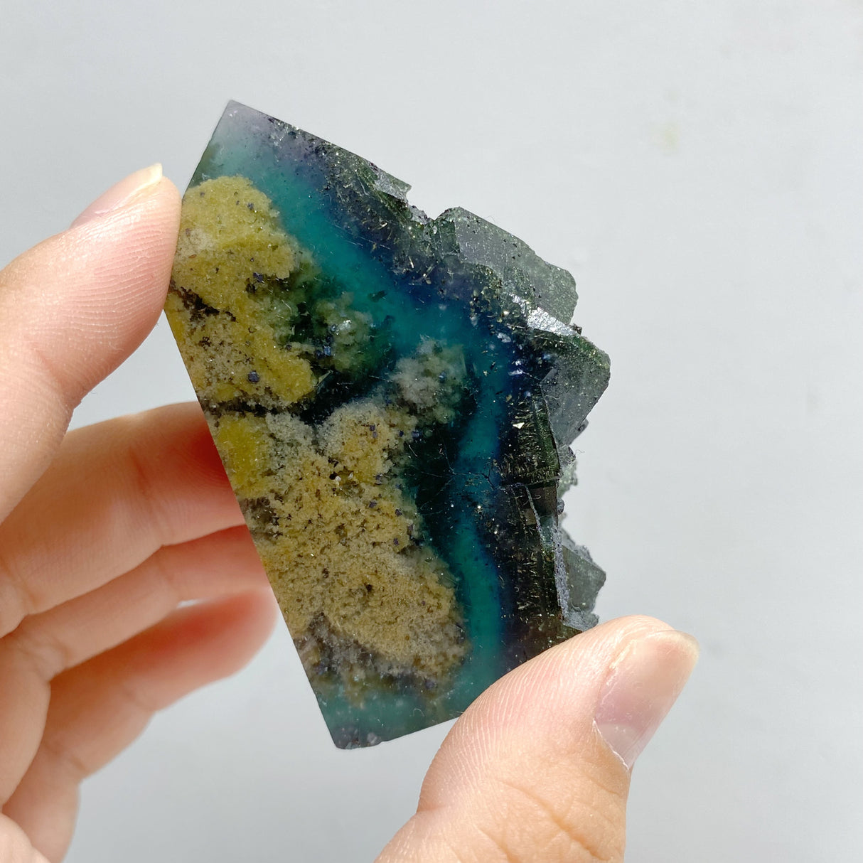 51 Pieces Fluorite Mixed Pyrite Raw Side Tower