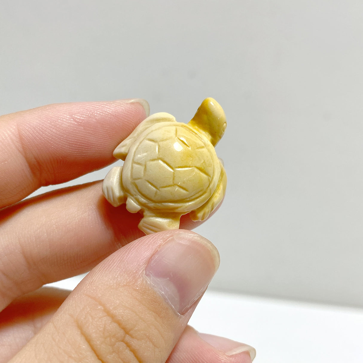 Mini Yellow Mookaite Sea Turtle Carving Wholesale
