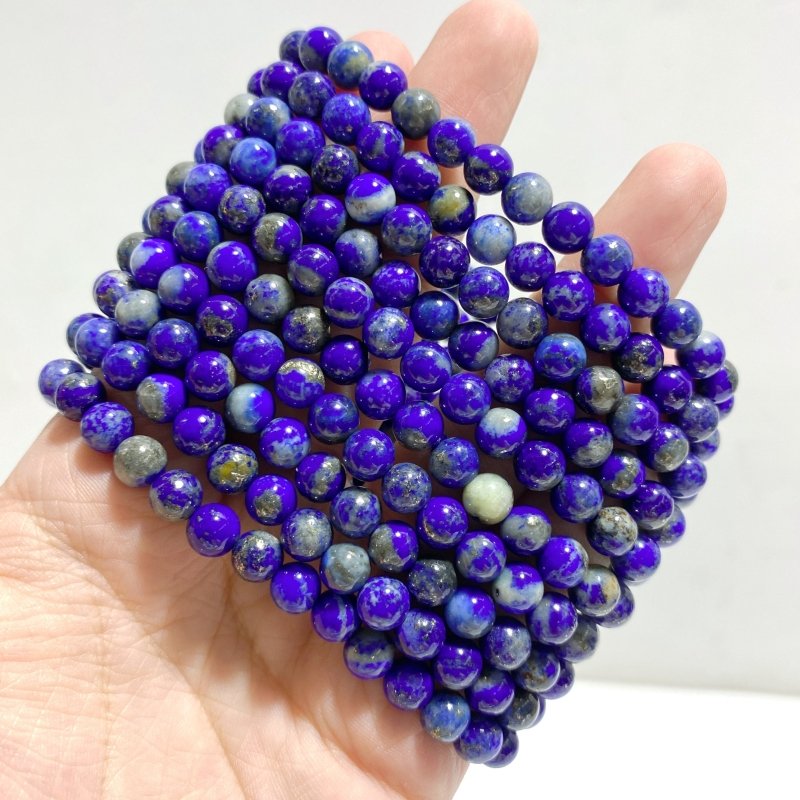 6mm Beautiful Lapis Lazuli Bracelets Wholesale -Wholesale Crystals