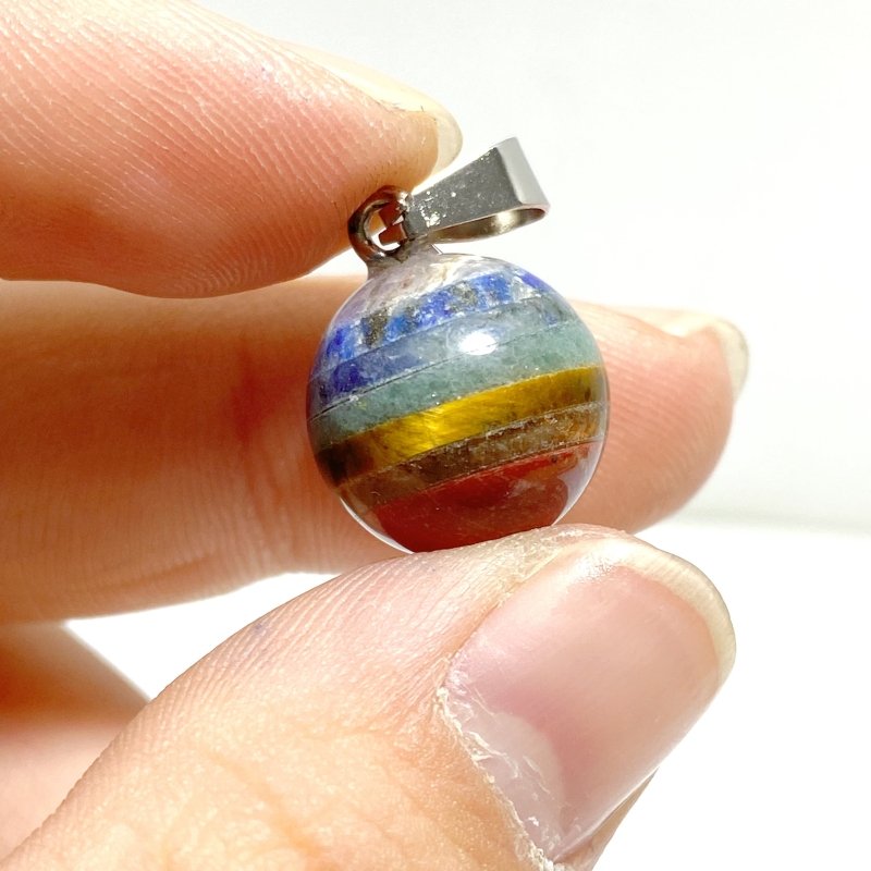 7 Chakra Sphere Pendants Wholesale - Wholesale Crystals