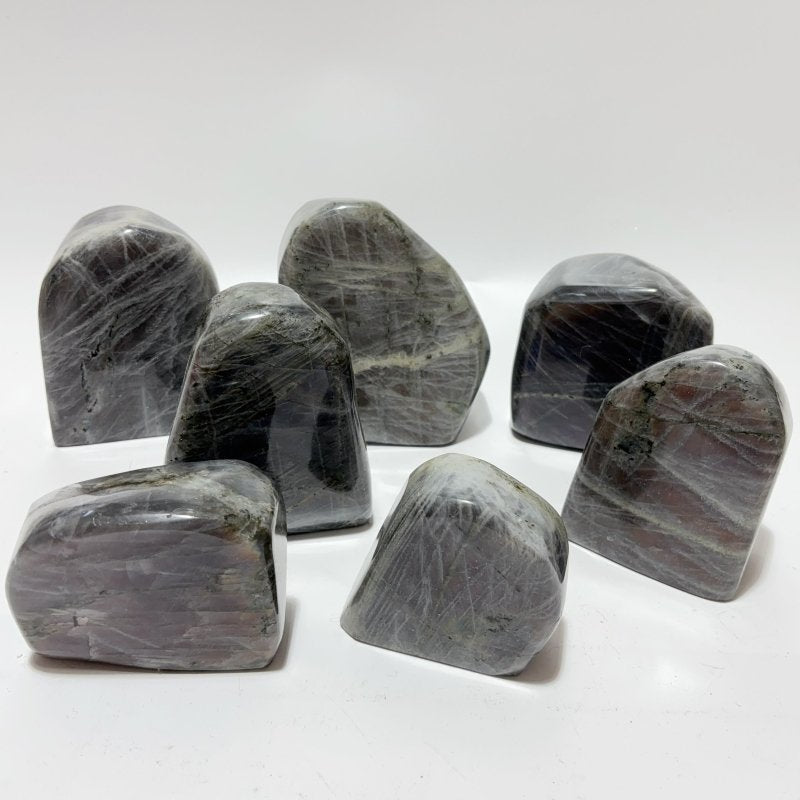 7 Pieces Beautiful Purple Labradorite Free Form -Wholesale Crystals