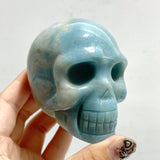 7 Pieces Beautiful Trolleite Skull Carving -Wholesale Crystals