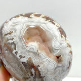 7 Pieces Geode Druzy Morocco Agate Skull Carving 3 - Wholesale Crystals