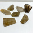 7 Pieces High Quality Golden Rutile Quartz Free Form Home Decor - Wholesale Crystals