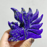 7 Pieces Lapis Lazuli Nine-tailed Fox Carving -Wholesale Crystals