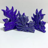 7 Pieces Lapis Lazuli Nine-tailed Fox Carving -Wholesale Crystals