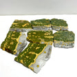 7 Pieces Large 8th Vein Ocean Jasper Slabs - Wholesale Crystals